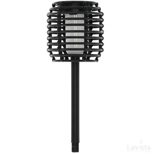 JENS Living Solar Tuinfakkel Zwart