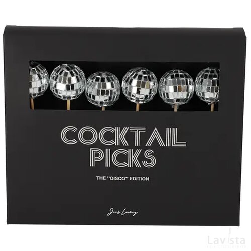 JENS Living Cocktailprikkers Discoballen
