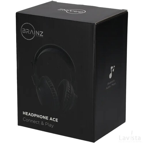 BRAINZ Hoofdtelefoon Ace Zwart