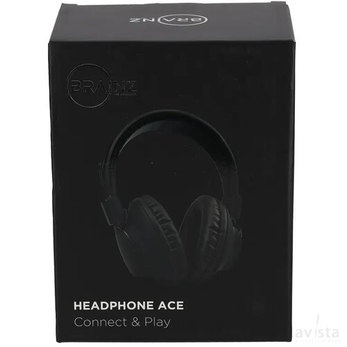 BRAINZ Hoofdtelefoon Ace Zwart