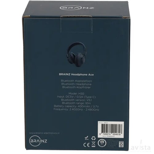 BRAINZ Hoofdtelefoon Ace Blauw