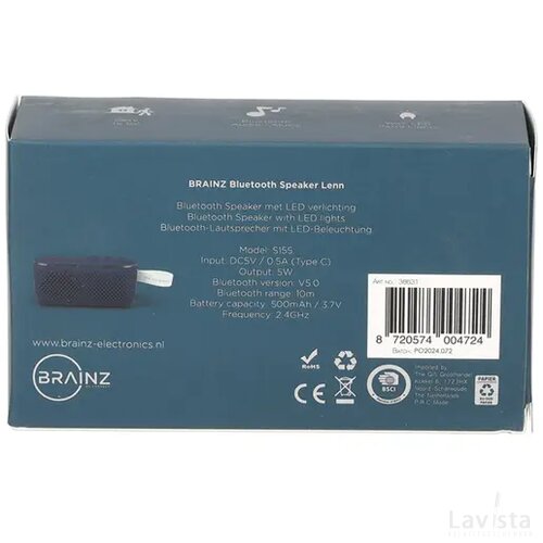 BRAINZ Speaker Lenn Blauw