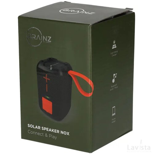 BRAINZ Solar Speaker Nox Groen