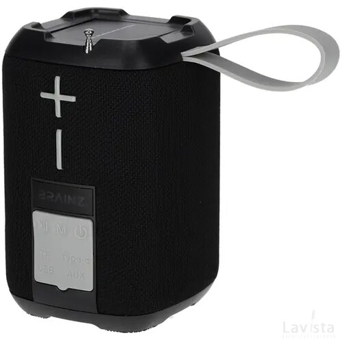 BRAINZ Solar Speaker Nox Zwart