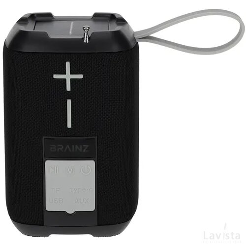 BRAINZ Solar Speaker Nox Zwart