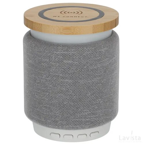 BRAINZ Wireless Charger Speaker Xem Grijs