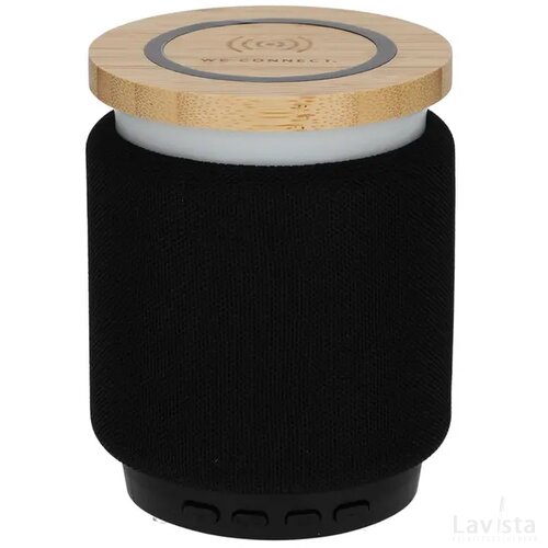 BRAINZ Wireless Charger Speaker Xem Zwart