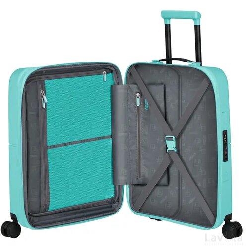 American Tourister DashPop Spinner 55 EXP. Aqua Sky
