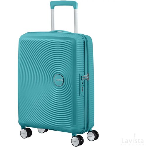 American Tourister Soundbox Spinner 55 EXP. Turquoise Tonic