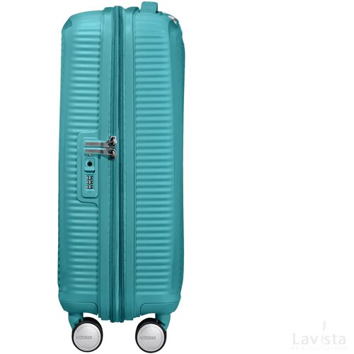 American Tourister Soundbox Spinner 55 EXP. Turquoise Tonic