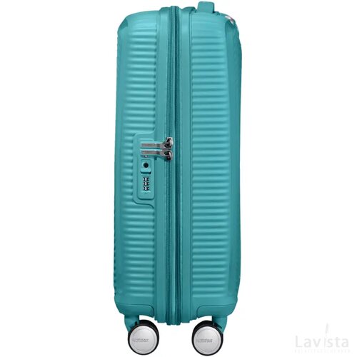 American Tourister Soundbox Spinner 55 EXP. Turquoise Tonic
