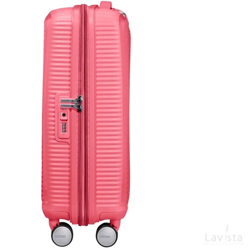 American Tourister Soundbox Spinner 55 EXP. Sun Kissed Coral