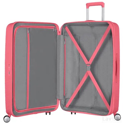 American Tourister Soundbox Spinner 67 EXP. Sun Kissed Coral