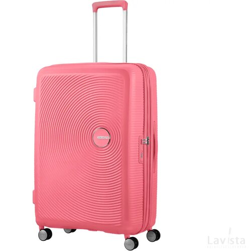 American Tourister Soundbox Spinner 77 EXP. Sun Kissed Coral