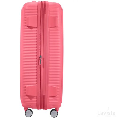 American Tourister Soundbox Spinner 77 EXP. Sun Kissed Coral