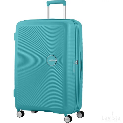 American Tourister Soundbox Spinner 77 EXP. Turquoise Tonic