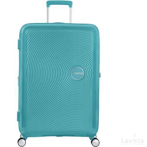 American Tourister Soundbox Spinner 77 EXP. Turquoise Tonic