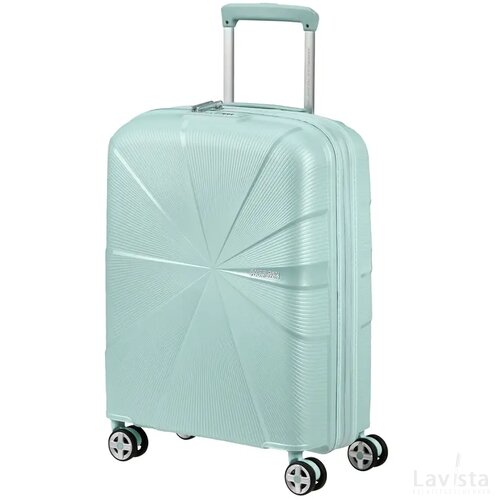 American Tourister StarVibe Spinner 55 EXP. Metallic Surf Blue