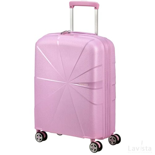 American Tourister StarVibe Spinner 55 EXP. Metallic Pastel Lavender