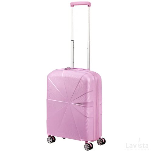 American Tourister StarVibe Spinner 55 EXP. Metallic Pastel Lavender