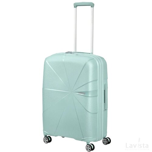 American Tourister StarVibe Spinner 67 EXP. Metallic Surf Blue