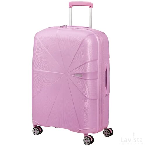 American Tourister StarVibe Spinner 67 EXP. Metallic Pastel Lavender