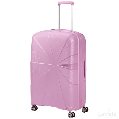 American Tourister StarVibe Spinner 77 EXP. Metallic Pastel Lavender