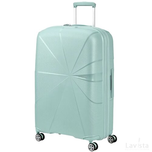 American Tourister StarVibe Spinner 77 EXP. Metallic Surf Blue