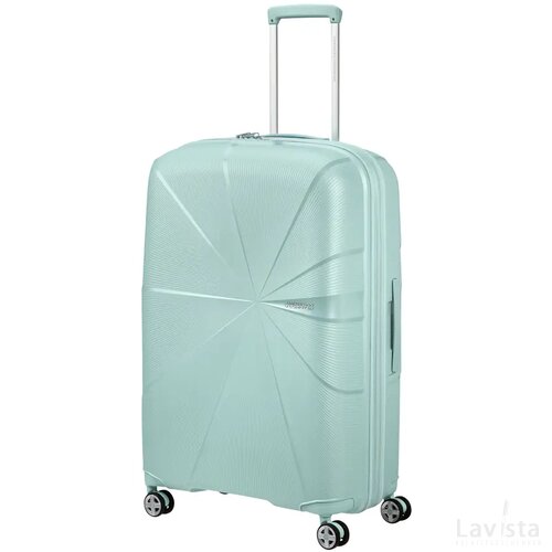 American Tourister StarVibe Spinner 77 EXP. Metallic Surf Blue