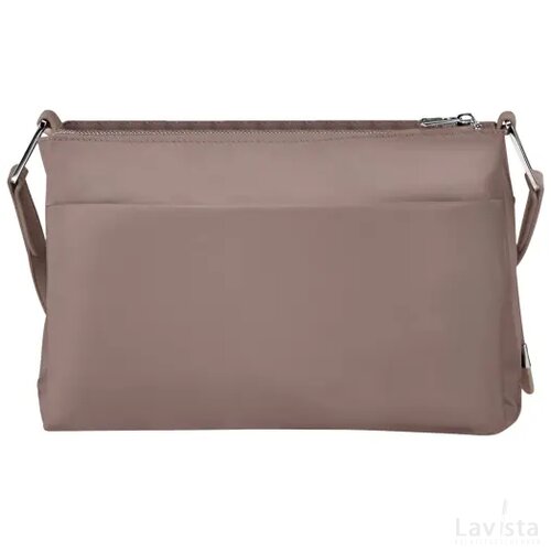 Samsonite Be-Her Horizontal Shoulder Bag M 3 Compartments Antique Pink