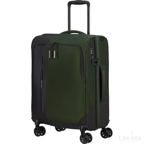 Samsonite Biz2Go TRVL Spinner 55 EXP. Double Frame Earth Green