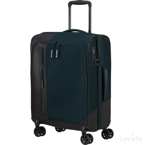 Samsonite Biz2Go TRVL Spinner 55 EXP. Double Frame Deep Blue