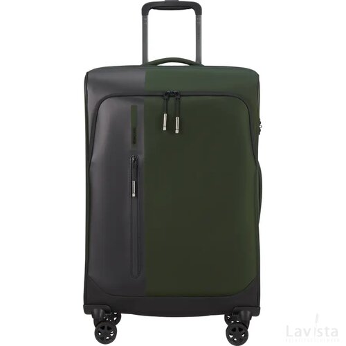 Samsonite Biz2Go TRVL Spinner 66 EXP. Double Frame Earth Green