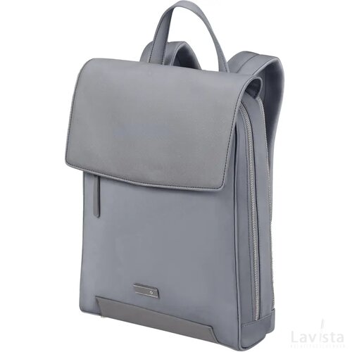 Samsonite Zalia 3.0 Backpack W/Flap 14.1" Silver Grey