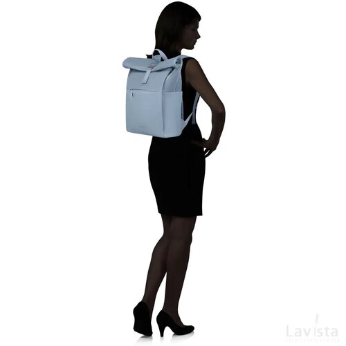 Samsonite 4PACK Laptop Rolltop Backpack 15.6" Dusty Blue