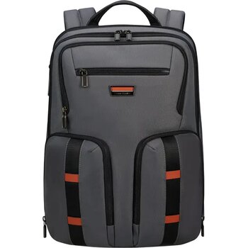 Samsonite Urban-Eye Backpack 15.6" 2 Pockets Grey/Cognac