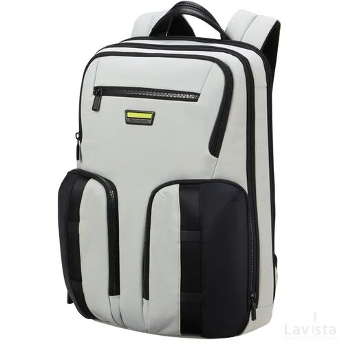 Samsonite Urban-Eye Backpack 15.6" 2 Pockets Light Grey/Lime