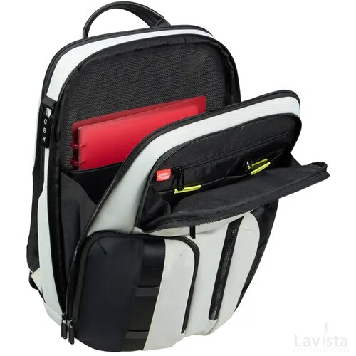 Samsonite Urban-Eye Backpack 15.6" 2 Pockets Light Grey/Lime