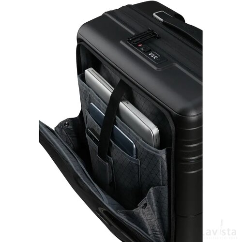 American Tourister Hello Cabin Spinner 55 EXP. Onyx Black