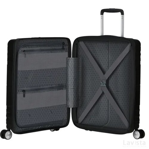 American Tourister Hello Cabin Spinner 55 EXP. Onyx Black