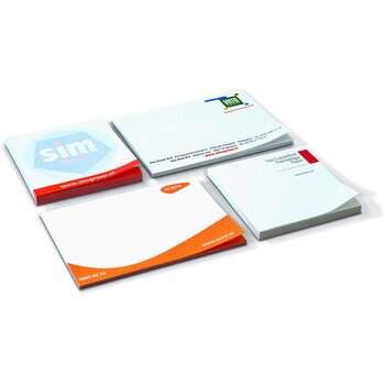 Zelfklevende memoblaadjes op maat