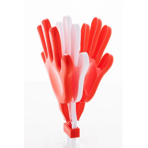 Clappy Rpp-Hand Klapper Rood