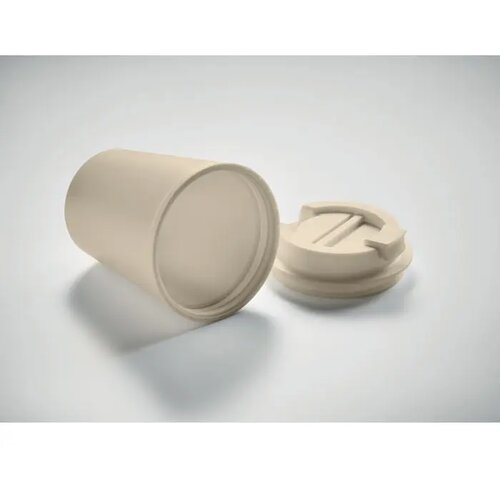 Gerecyclede thermosbeker Beige 300 ml