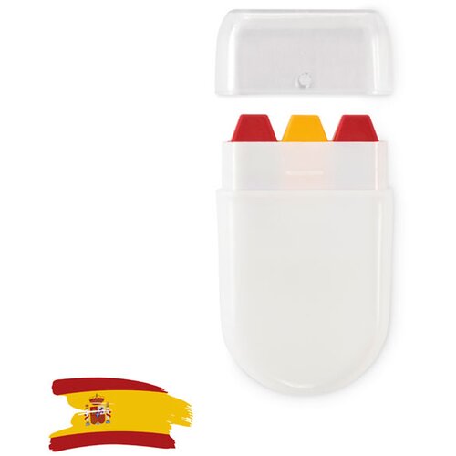 Bodypaint stick CHEER rood-geel-rood