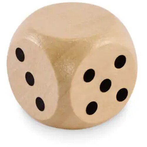 Schima houten dobbelsteen 3cm Dadin hout