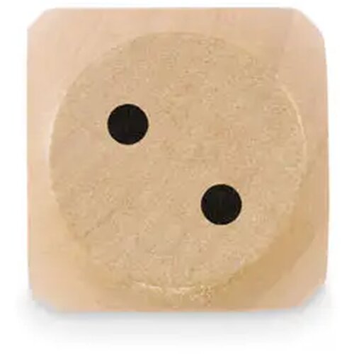 Schima houten dobbelsteen 3cm Dadin hout
