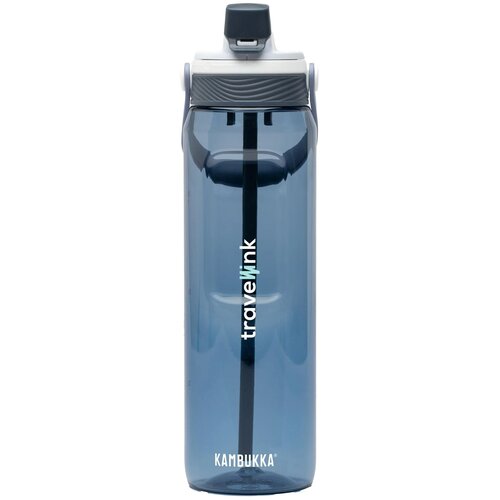 Kambukka® Dupla Hydrated 1 L Drinkfles Donkergrijs