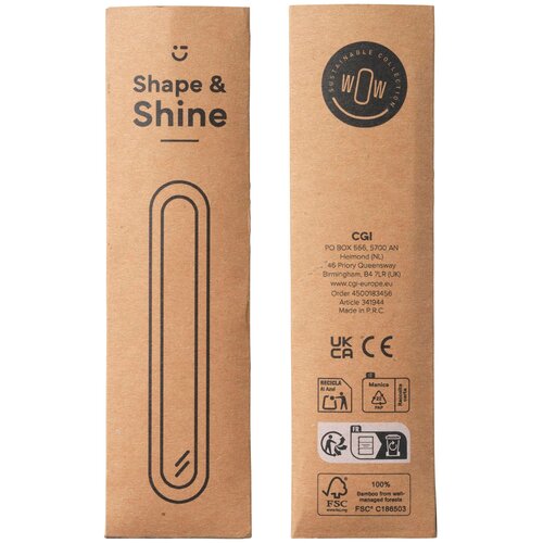 Shape & Shine bamboo nagelvijl