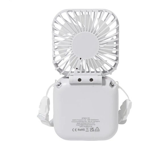 Aerofold Rabs Oplaadbare Handventilator Wit