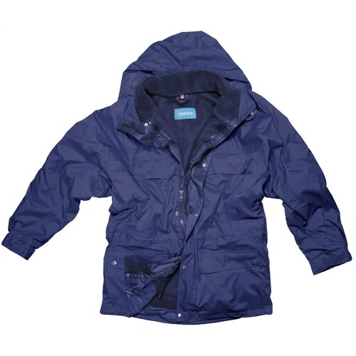 Aspen Nordic 3 In 1 Windjack En Fleecetrui Donker Blauw